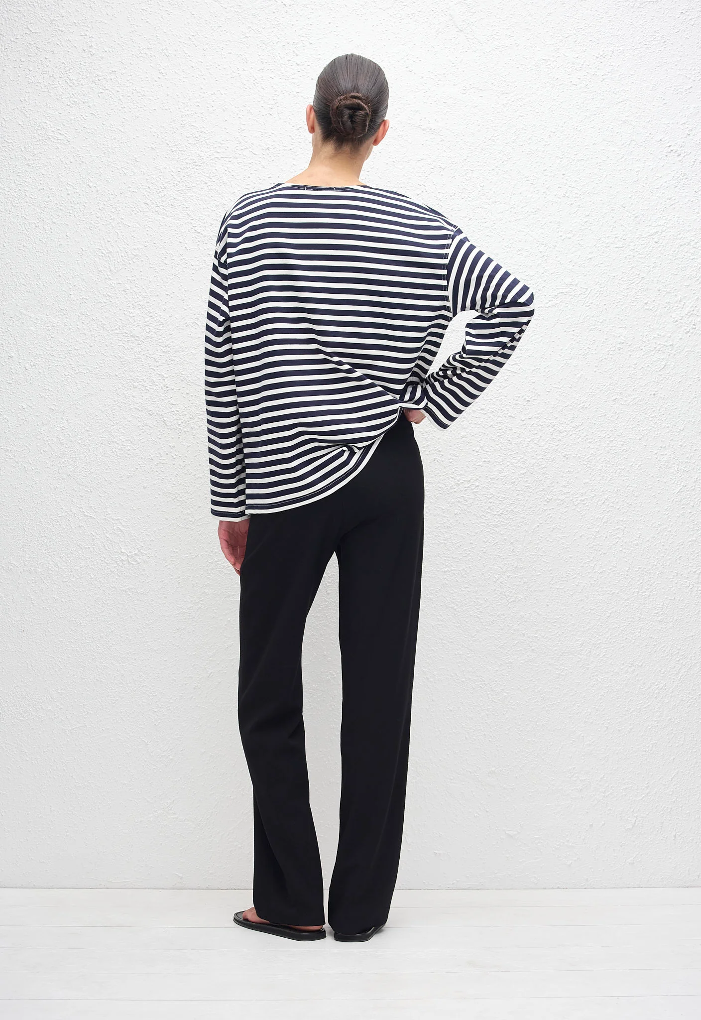 Breton Stripe Tee - French Navy - Image 5