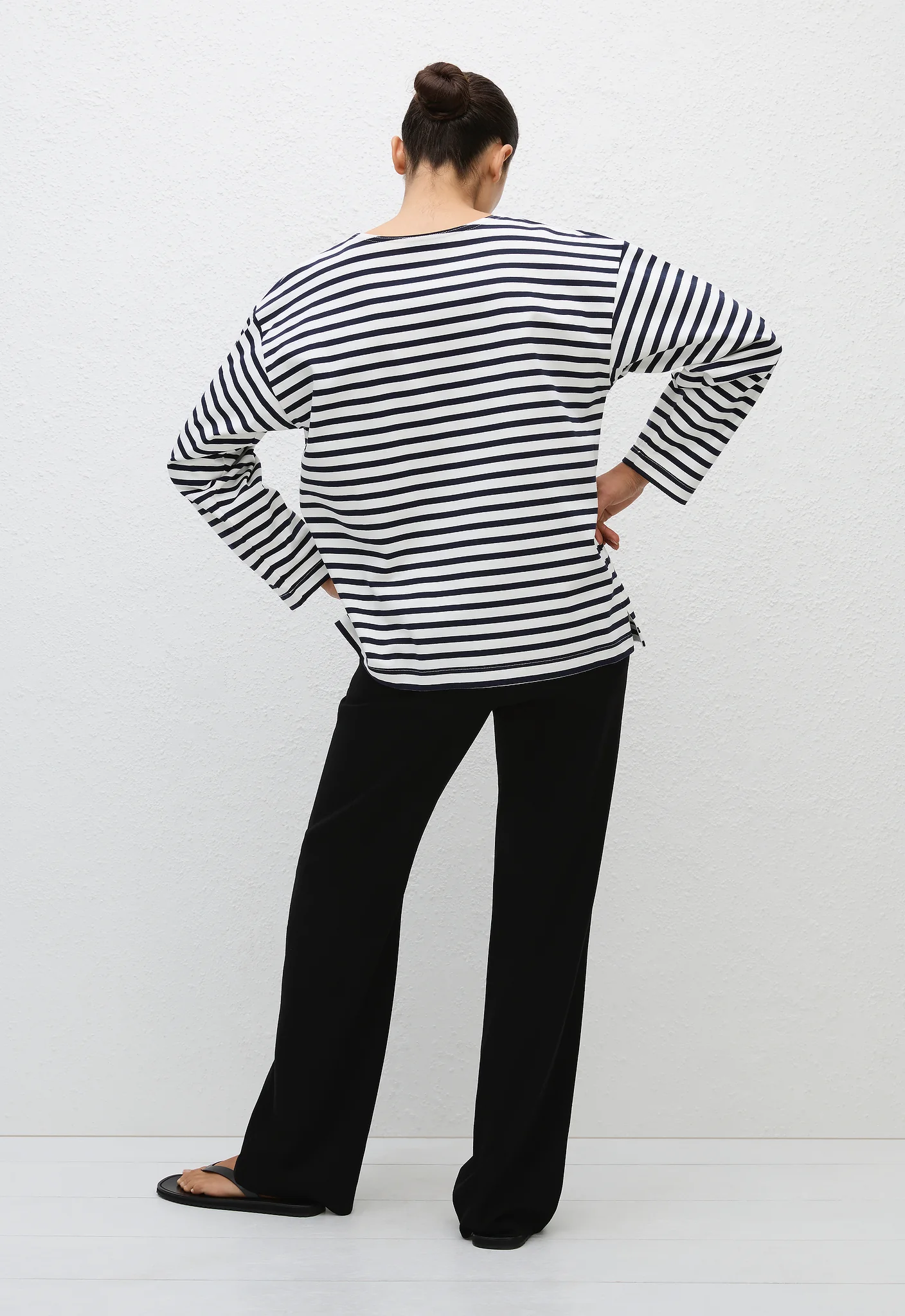 Breton Stripe Tee - Navy/White - Image 4