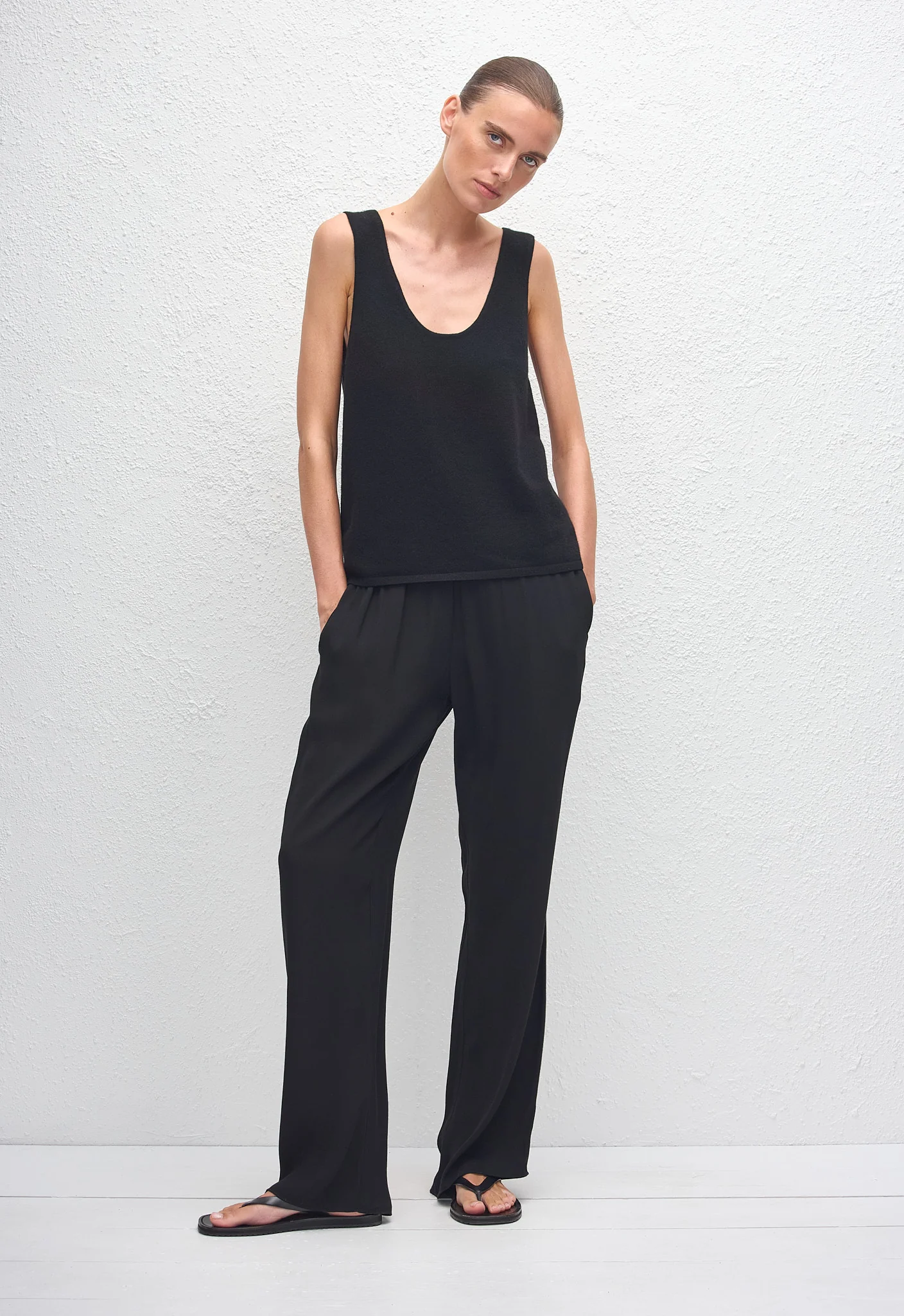 Cashmere Tank - Black - Image 3