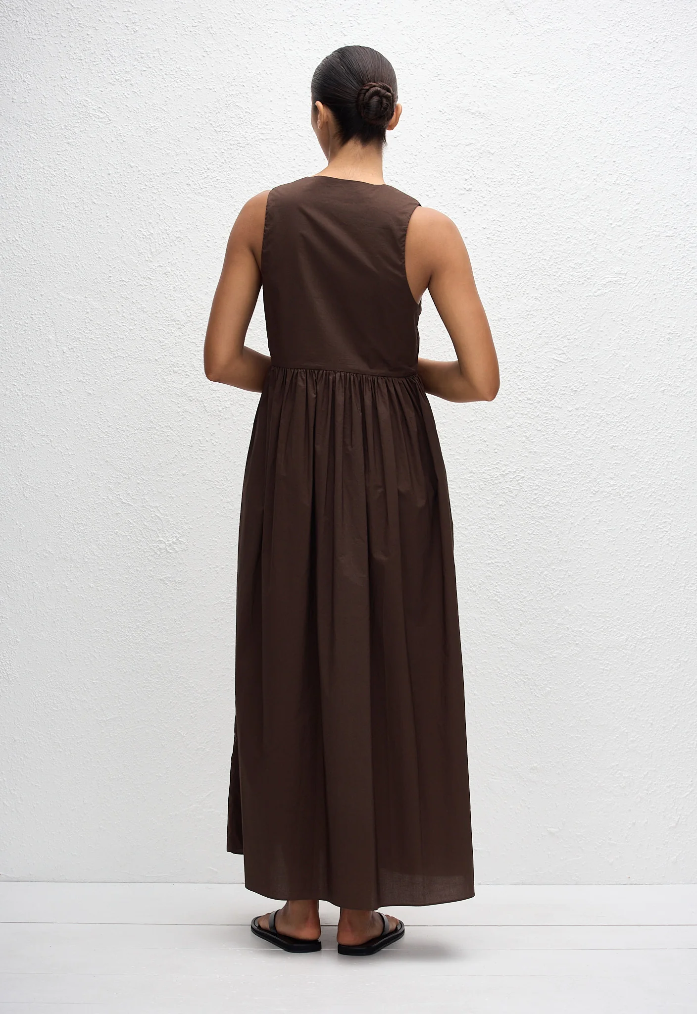 Deep U Sundress - Chocolate - Image 5