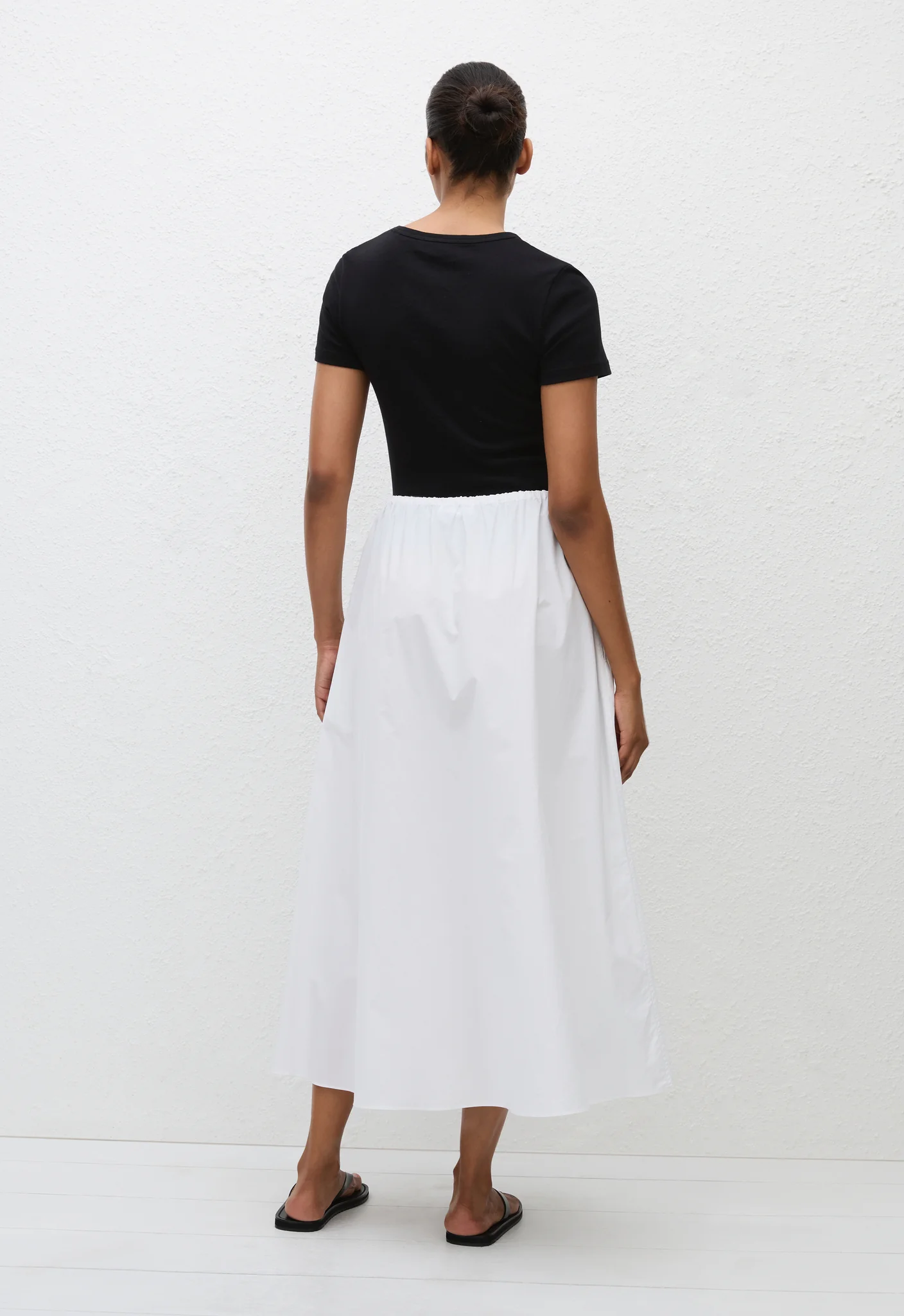Drawcord Skirt - White - Image 4
