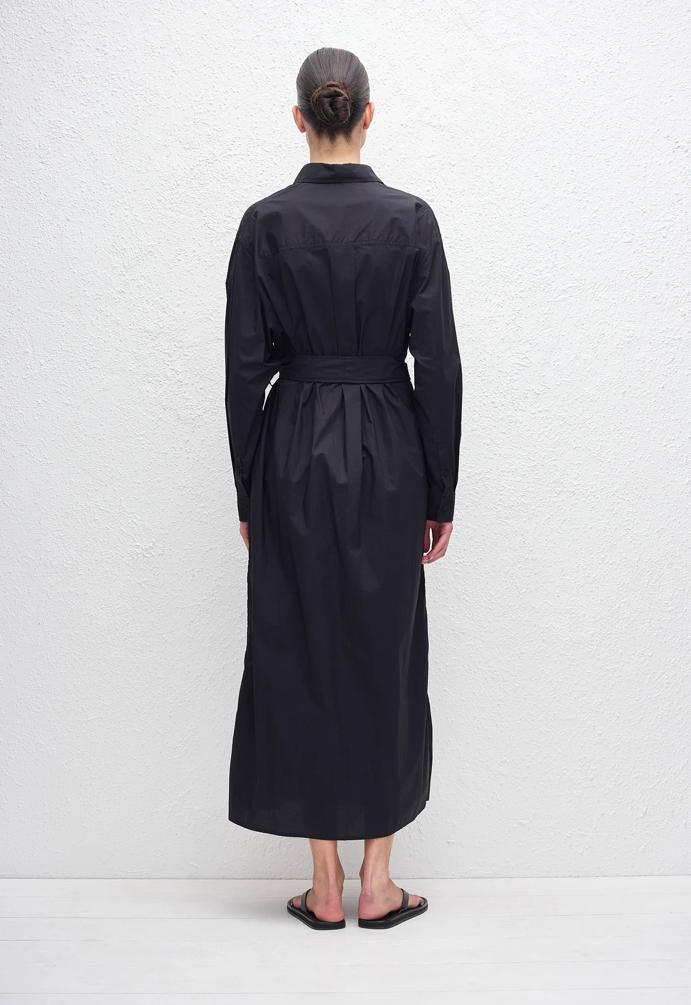 Everyday Shirt Dress - Black - Image 5